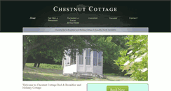 Desktop Screenshot of chestnutcottagebandb.com